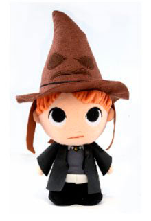 Peluche Ron Weasley with Sorting Hat 18 cm. Harry Potter. Funko