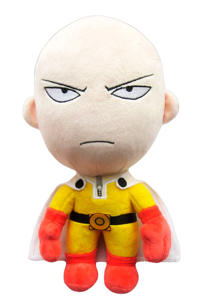 Peluche Saitama versión enfadado 28 cm. One-Punch Man. Sakami Merchandise