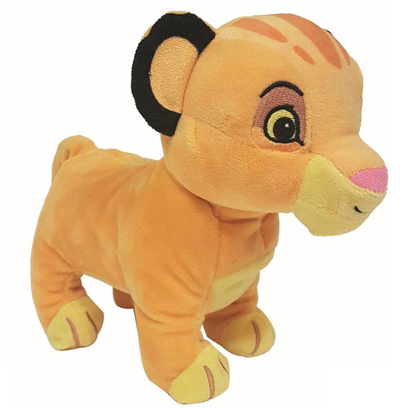 Peluche Simba con movimiento 18 cm. El rey león. Joy Toy