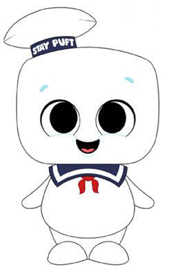 Peluche Stay Puft 18 cm. Los Cazafantasmas. Funko