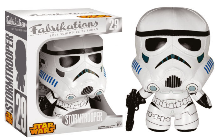Peluche Stormtrooper 14 cm. Star Wars. Línea Fabrikations. Funko