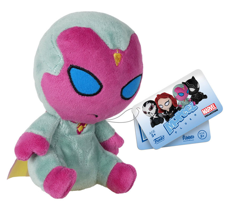 Peluche Vision 12 cm. Capitán América: La Guerra Civil. Línea Mopeez. Funko