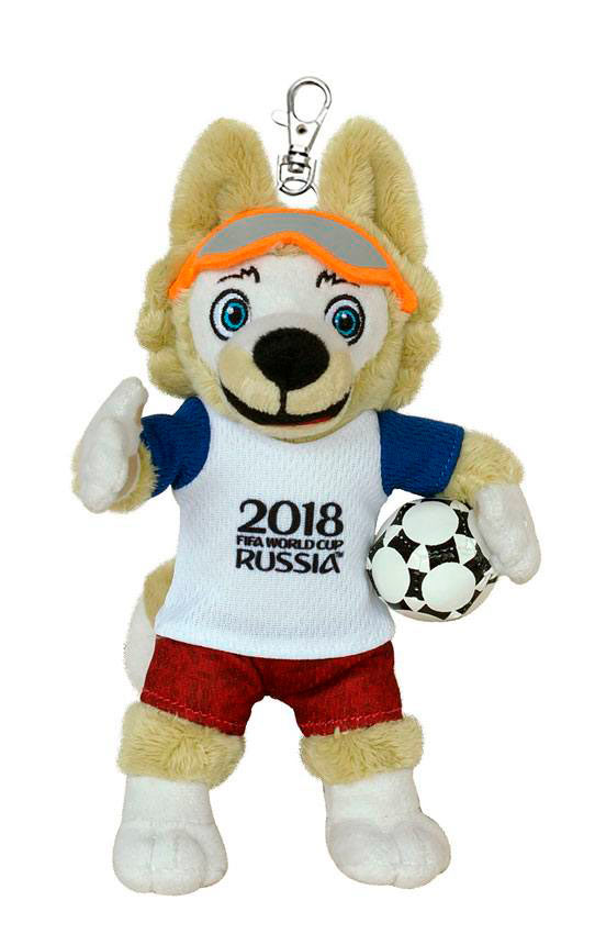 Peluche Zabivaka 18 cm. Mascota de la Copa Mundial de Fútbol de 2018. Joy Toy