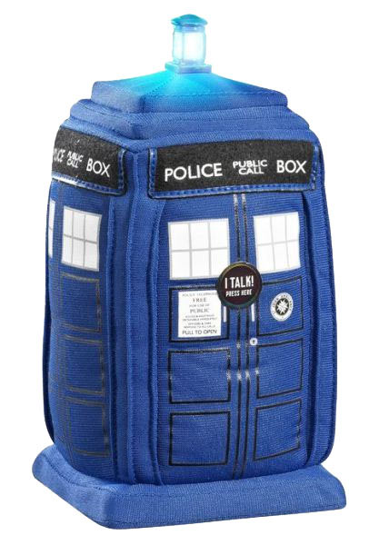 Peluche con luz y sonido nave Tardis 61 cm. Dr. Who. Underground Toys