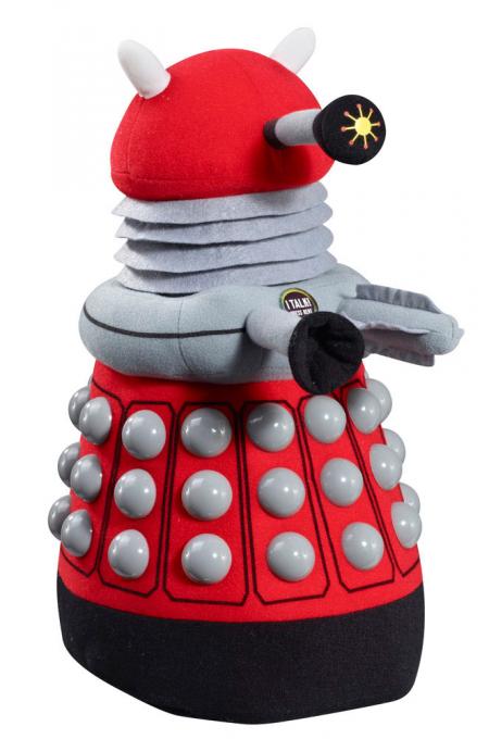 Peluche con sonido Dalek 38 cm. Dr. Who. Color rojo. Underground Toys