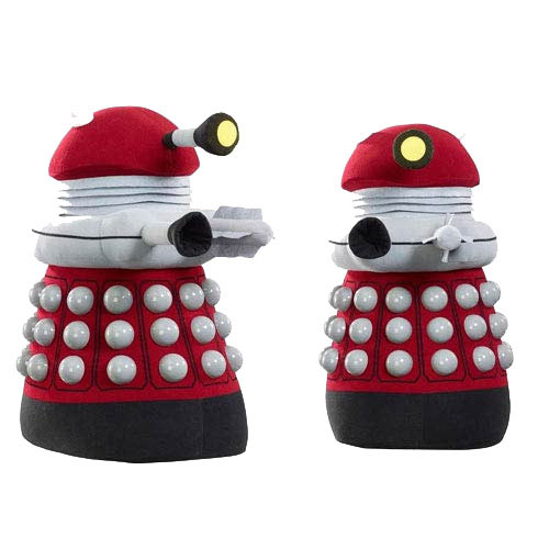 Peluche con sonido Dalek 61 cm. Dr. Who. Color Borgoña. Underground Toys