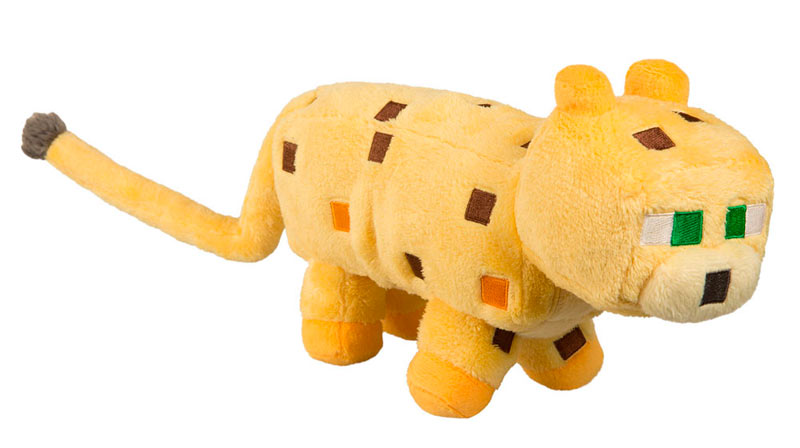 Peluche pig Ocelot 30 cm. Minecraft.