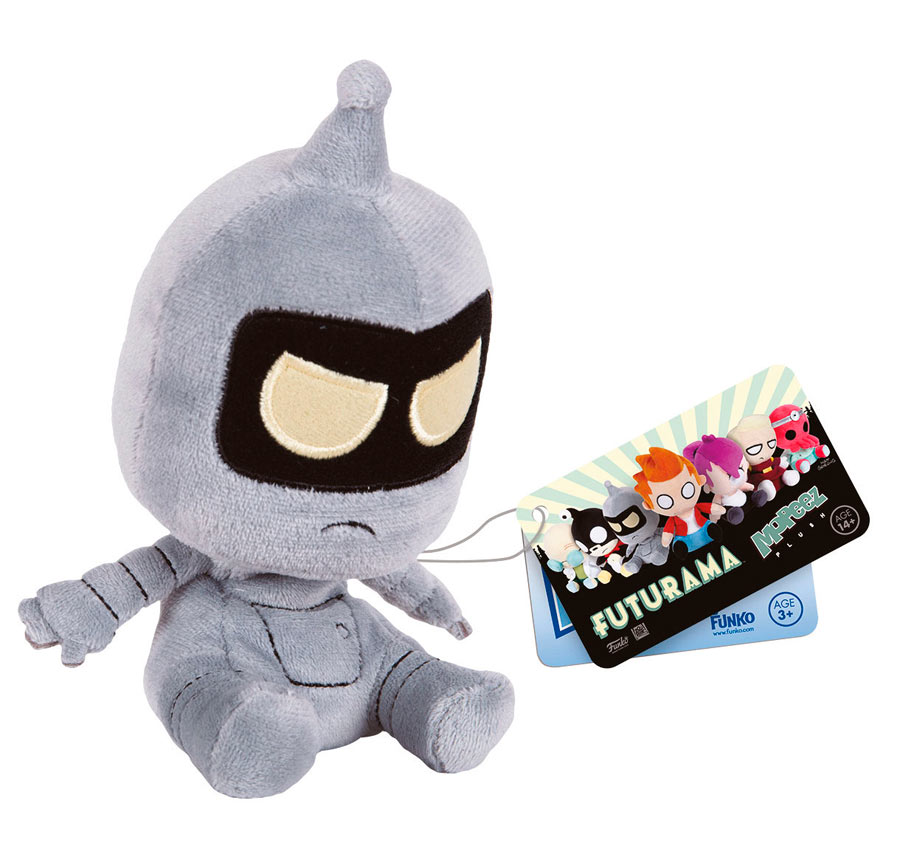 Peluche robot Bender 12 cm. Futurama. Línea Mopeez. Funko