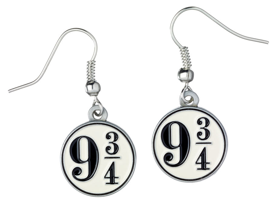 Pendientes Plataforma 9 3/4 de metal Harry Potter. The Carat Shop