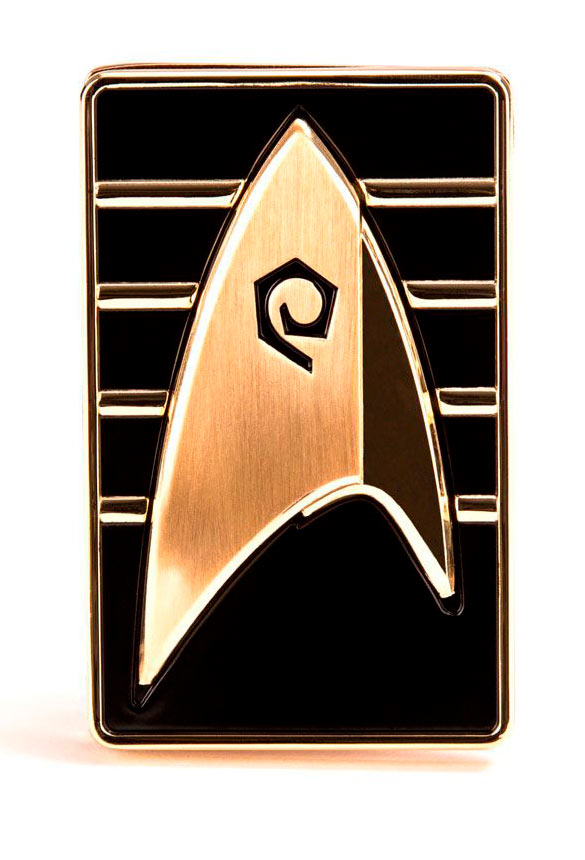 Pin insignia cadete de metal Star Trek: Discovery. Tamaño real. Escala 1:1. Quantum Mechanix