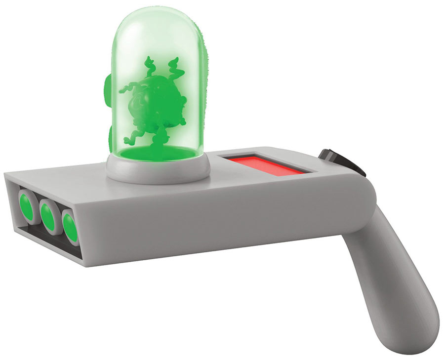 Pistola Portal Gun. Rick y Morty. Con luz y sonido. Funko