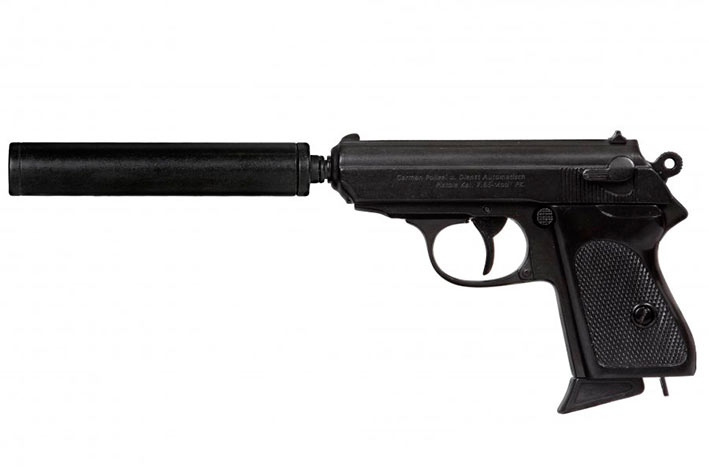 Pistola réplica James Bond. Walther PPK