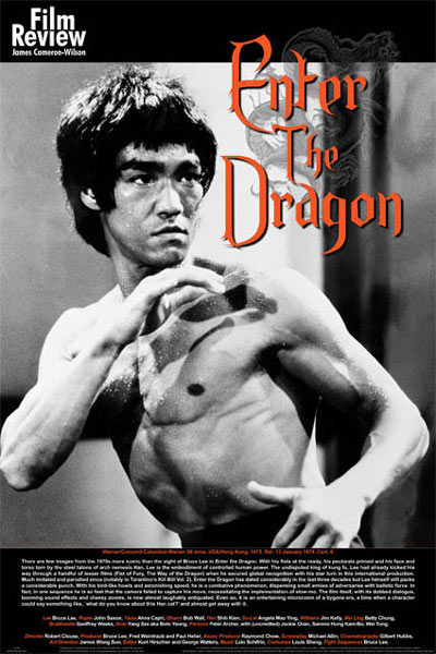 Poster Bruce Lee. Enter the Dragon