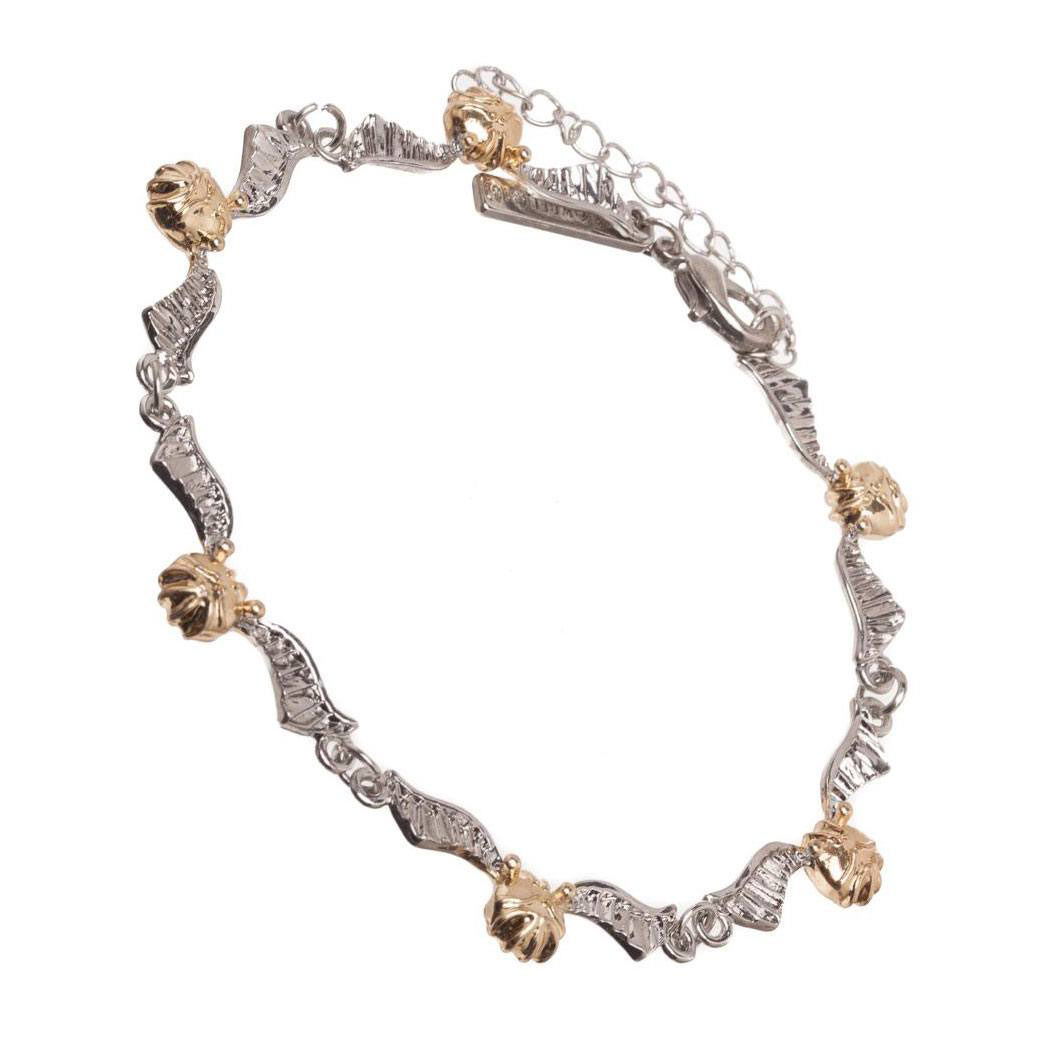 Pulsera Snitch dorado. Harry Potter
