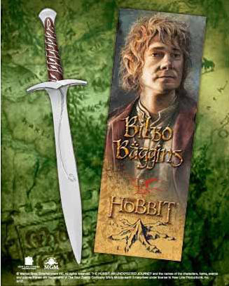 Punto de libro mas bolígrafo El Hobbit. Bilbo Bolsón