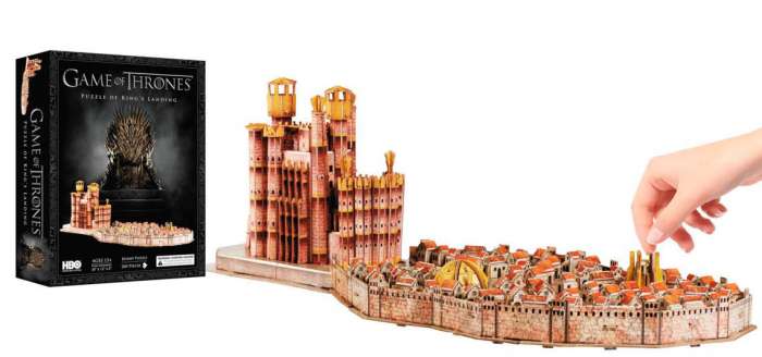 Puzzle 4D Juego de Tronos. Desembarco del Rey 260 piezas