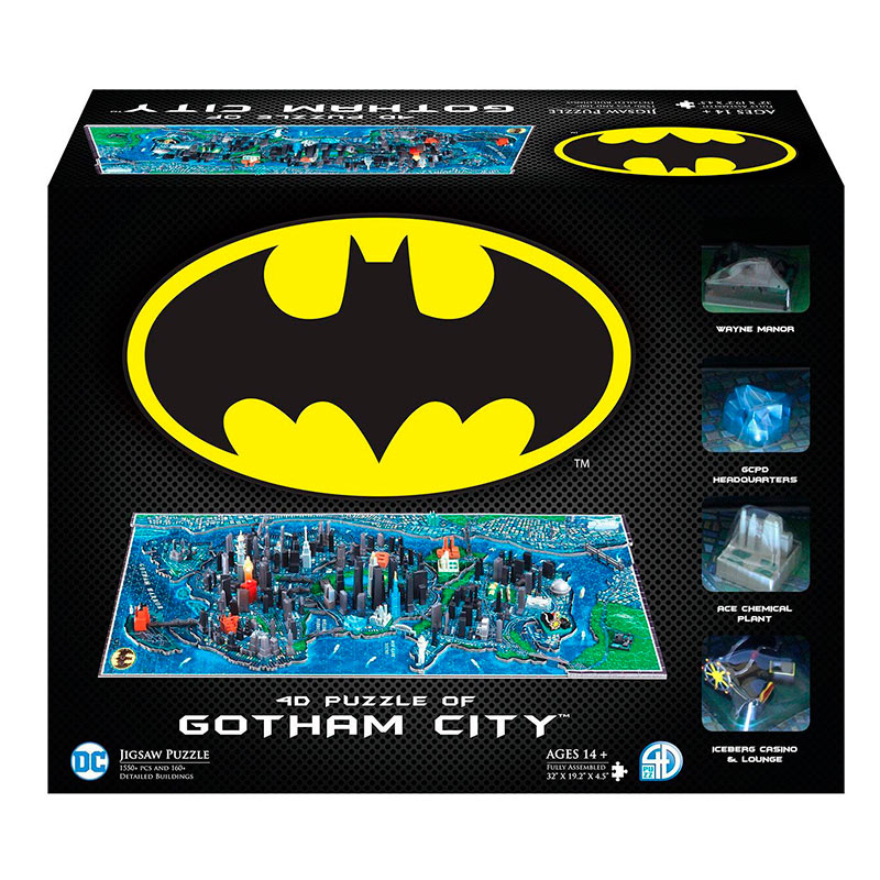 Puzzle Batman 4D Gotham City 1550 piezas