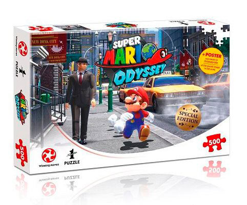 Puzzle Super Mario Odyssey New Donk City 500 piezas + póster