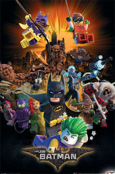 Póster Batman: La Lego Película. Portada
