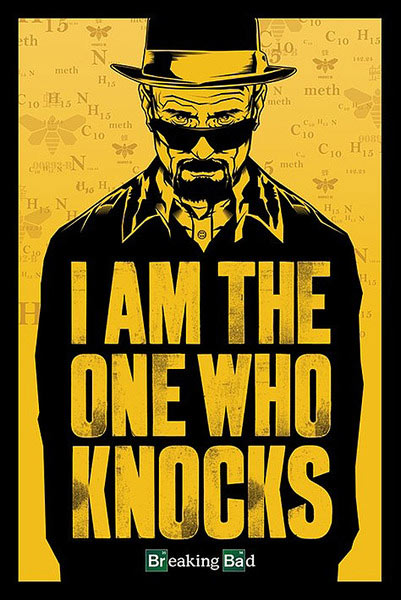 Póster Breaking Bad I am the one who knocks