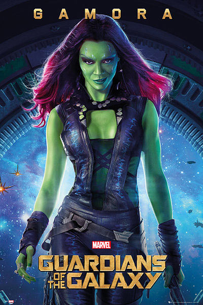 Póster Gamora. Guardianes de la Galaxia