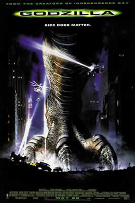 Póster Godzilla. Portada