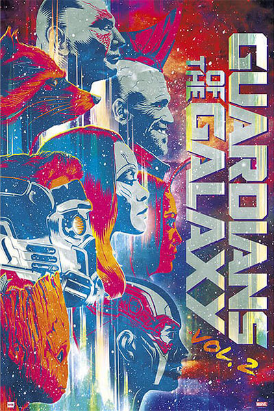 Póster Guardianes de la Galaxia Vol. 2