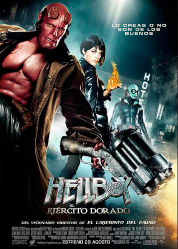Póster Hellboy II El Ejército Dorado