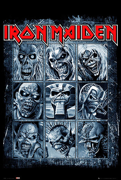 Póster Iron Maiden. Eddie's Evolution