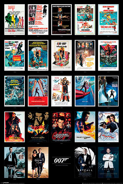 Póster James Bond 007