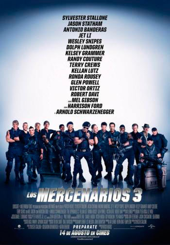 Póster Los Mercenarios 3