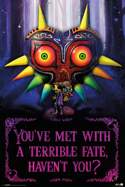 Póster Majora's mask. The Legend of Zelda