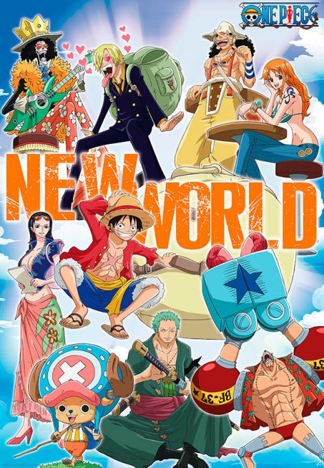 Póster New World Team 98 x 68 cm. One Piece