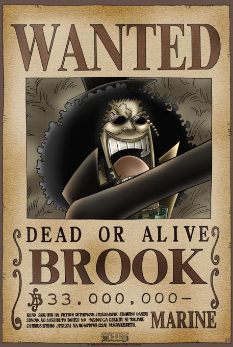 Póster One Piece. Brook