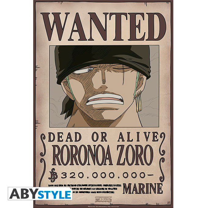 Póster One Piece. Zoro
