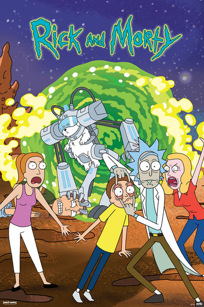 Póster Rick and Morty. Portal