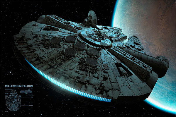 Póster Star Wars. Millennium