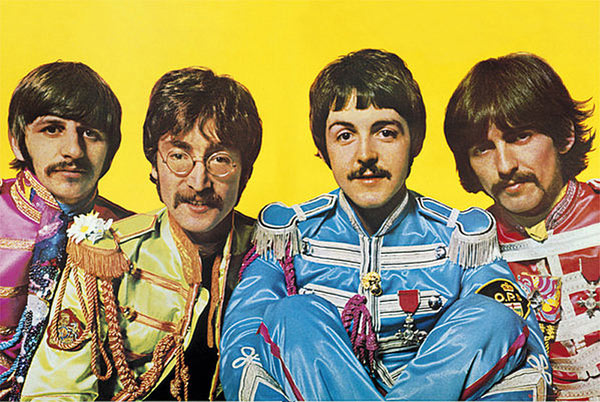 Póster The Beatles. Lonely Hearts Club