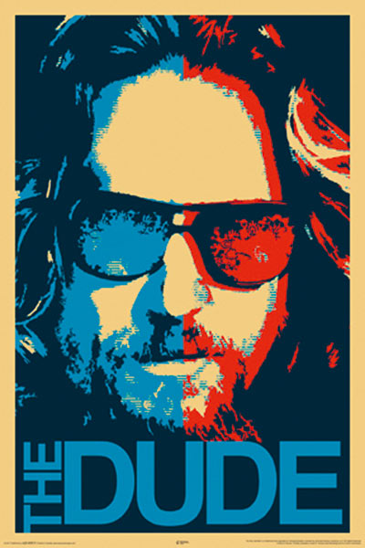 Póster The Dude. The Big Lebowski