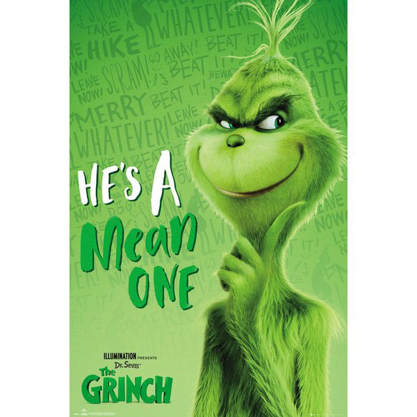 Póster The Grinch. He's a Mean One por 9,20€ Qué Friki