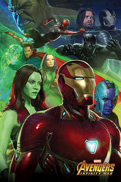 Póster Vengadores: Infinity War. Iron Man