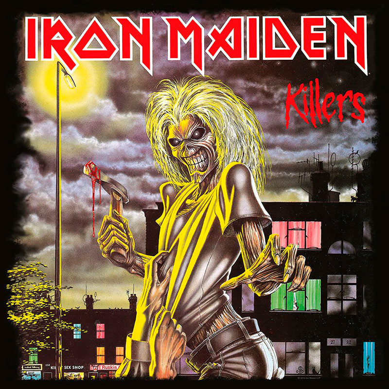 Póster de tela enmarcado Iron Maiden Killers