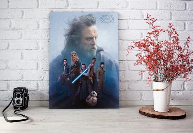 Póster de vidrio Star Wars: The Last Jedi. Resistencia. 60 x 30 cm