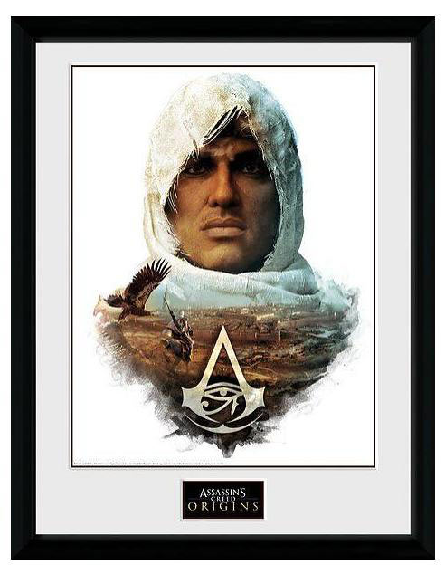 Póster enmarcado Assassin's Creed: Origins. Rostro