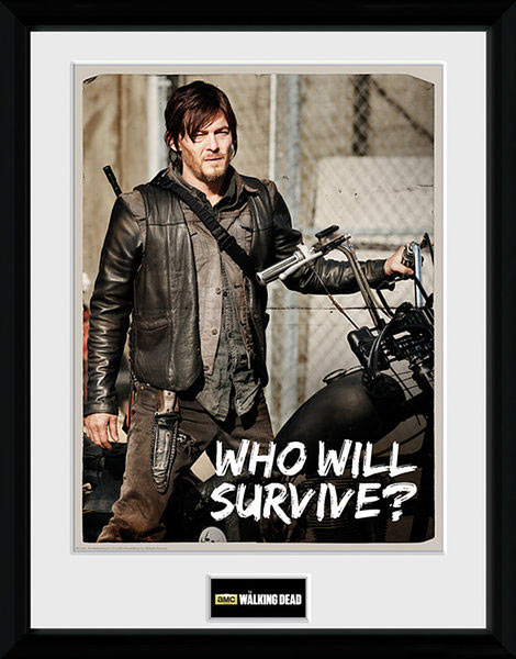 Póster enmarcado Daryl Dixon
