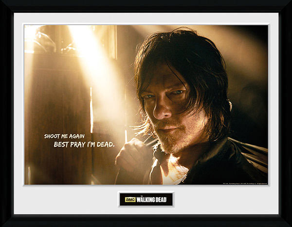 Póster enmarcado Daryl Dixon. The Walking Dead