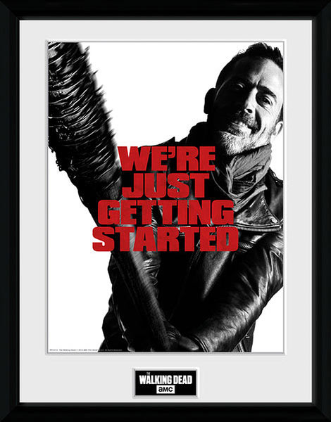 Póster enmarcado Negan. The Walking Dead