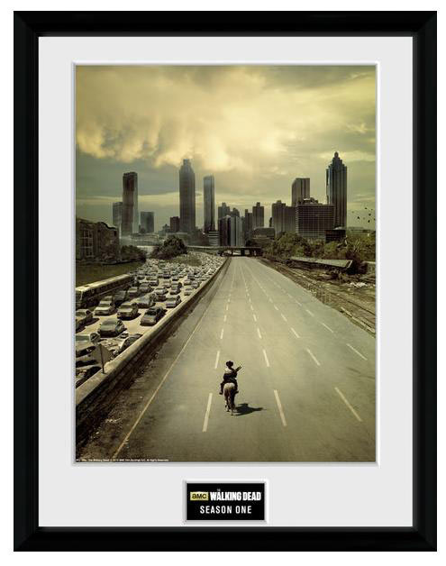 Póster enmarcado The Walking Dead. City
