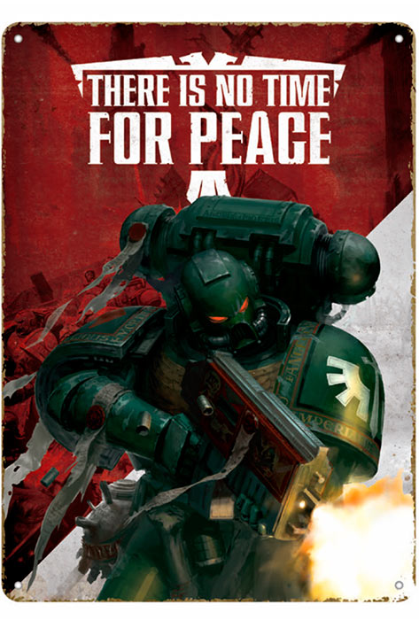 Póster metálico Warhammer 40K
