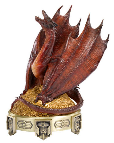Quemador de incienso dragón Smaug 25 cm. El Hobbit: La Desolación de Smaug. Noble Collection